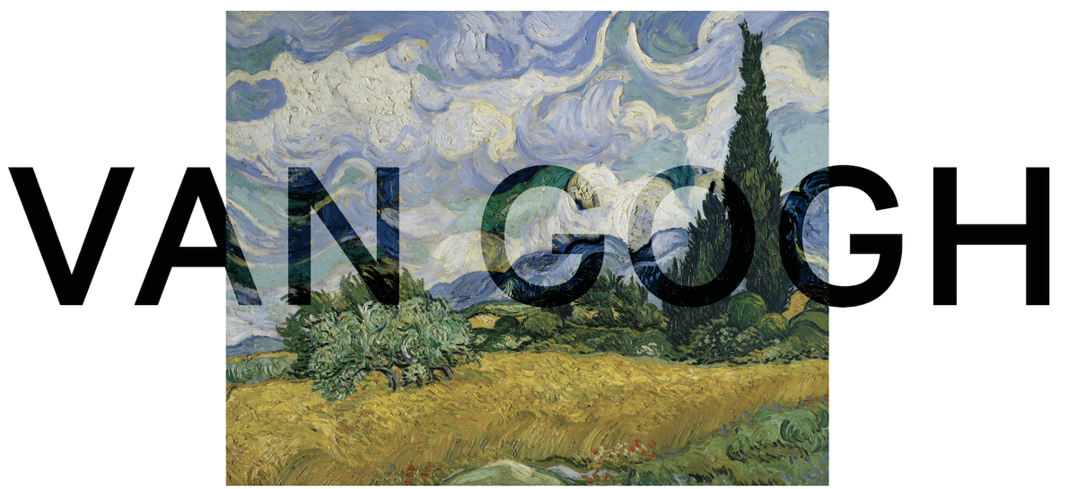 Van Gogh artwork printed on the Met sweatshirt